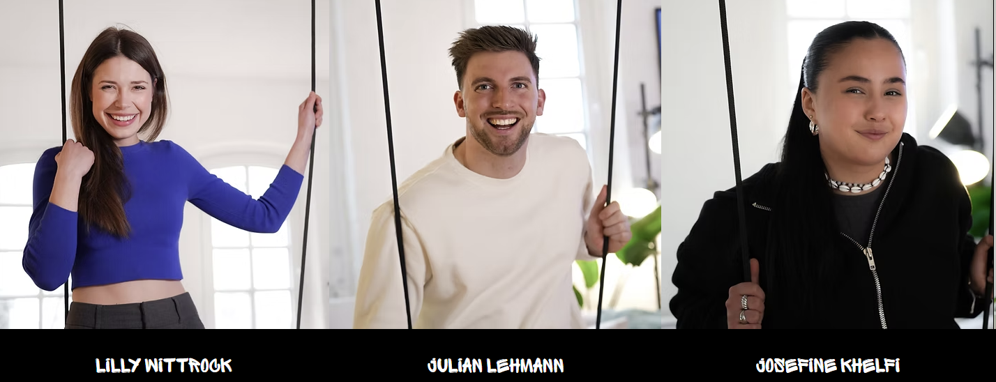 Lilly Wittrock, Julian Lehmann, Josefine Khelfi